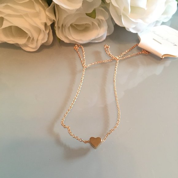 NWT New Fashion Tiny Heart Necklace Jewelry - Picture 1 of 5
